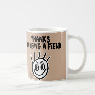 Dank für Sein ein Unhold, Kaffee-Tasse, lustig Kaffeetasse
