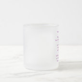 Dank für Sein mein Freund - mattierte GlasTasse Mattglastasse (Mittel)