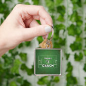 Dank Fußball-Trainerfeld Schlüsselanhänger (Hand)