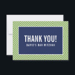 DANK IHNEN BAR MITZVAH moderne geometrische Marine Dankeskarte<br><div class="desc">per kat massard >>> https://linktr.ee/simplysweetpaperie << Eine einfache, stilvolle Art zu sagen, danke an Ihre Gäste für die Teilnahme an Ihrer Veranstaltung. Als Vorlage können Sie ganz einfach Ihre eigenen Daten hinzufügen oder auf die Schaltfläche Anpassen klicken und Text, Schriftart, Größen etc. hinzufügen oder ändern TIPP: 1. Um Grafiken zu...</div>