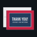 DANK IHNEN BAR MITZVAH moderne minimalistische rot Dankeskarte<br><div class="desc">per kat massard >>> https://linktr.ee/simplysweetpaperie << Eine einfache, stilvolle Art zu sagen, danke an Ihre Gäste für die Teilnahme an Ihrer Veranstaltung. Als Vorlage können Sie ganz einfach Ihre eigenen Daten hinzufügen oder auf die Schaltfläche Anpassen klicken und Text, Schriftart, Größen etc. hinzufügen oder ändern TIPP: 1. Um Grafiken zu...</div>