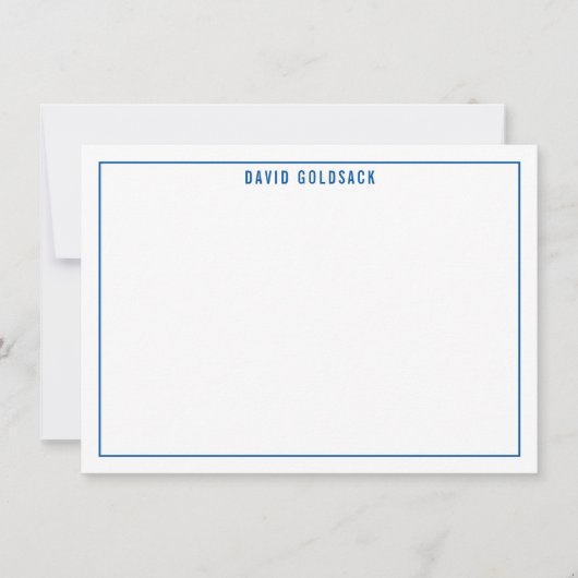 DANK IHNEN BAR MITZVAH Moderne, schlichte königlic Dankeskarte (Vorderseite)