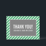 DANK IHNEN BAR MITZVAH Moderner Junge Dankeskarte<br><div class="desc">per kat massard >>> https://linktr.ee/simplysweetpaperie << Eine einfache, stilvolle Art zu sagen, danke an Ihre Gäste für die Teilnahme an Ihrer Veranstaltung. Als Vorlage können Sie ganz einfach Ihre eigenen Daten hinzufügen oder auf die Schaltfläche Anpassen klicken und Text, Schriftart, Größen etc. hinzufügen oder ändern TIPP: 1. Um Grafiken zu...</div>