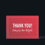 DANK IHNEN BAR MITZVAH moderner roter Bordeaux-Far Dankeskarte<br><div class="desc">per kat massard >>> https://linktr.ee/simplysweetpaperie << Eine einfache, stilvolle Art zu sagen, danke an Ihre Gäste für die Teilnahme an Ihrer Veranstaltung. Als Vorlage können Sie ganz einfach Ihre eigenen Daten hinzufügen oder auf die Schaltfläche Anpassen klicken und Text, Schriftart, Größen etc. hinzufügen oder ändern TIPP: 1. Um Grafiken zu...</div>