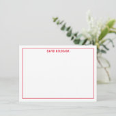 DANK IHNEN BAR MITZVAH Modernes, einfaches Metallg Dankeskarte (Stehend Vorderseite)