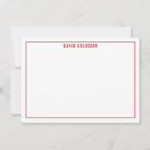 DANK IHNEN BAR MITZVAH Modernes, einfaches Metallg Dankeskarte (Vorderseite)