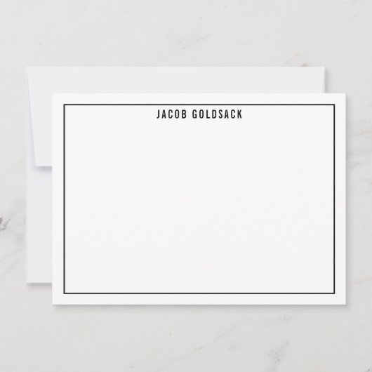 DANK IHNEN BAR MITZVAH modernes schlichtes Gitter Dankeskarte (Vorderseite)