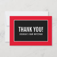 DANK IHNEN BAR MITZVAH Modernstes, minimalistische