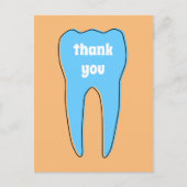 DANK IHNEN DREX Zahn Postkarte (Vorderseite)