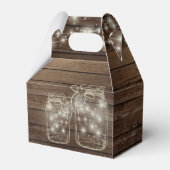 DANK IHNEN Gable Box Personalisiert Rustic Mason J Geschenkschachtel (Rückseite)