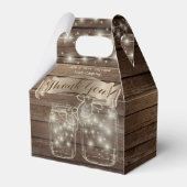 DANK IHNEN Gable Box Personalisiert Rustic Mason J Geschenkschachtel (Vorderseite)