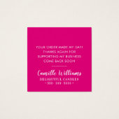 DANK IHNEN Glam luxuriöse Imitate Goldfolie spritz (Rückseite)