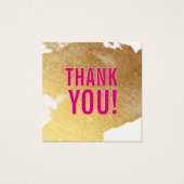 DANK IHNEN Glam luxuriöse Imitate Goldfolie spritz (Vorderseite)