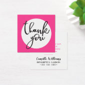 DANK IHNEN Handschrift, einfache fette Flecken ros (Schreibtisch)