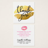 DANK IHNEN Handschrift schreiben einfache fette Li (Vorne & Hinten)