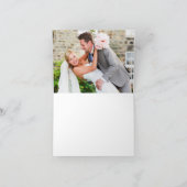 DANK IHNEN Mini-Spot Konfetti Goldminze Dankeskarte (Innenseite)