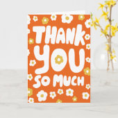 DANK IHNEN MÖCHTEN SIE farbenfrohe, kurvenreiche B Karte (Gelbe Blume)