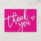 DANK IHNEN modernen Unternehmen einfügen Tag Fusch (Vorderseite)