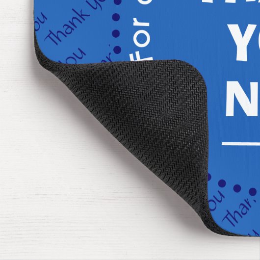 DANK IHNEN NHS individuell anpassbarer Support Mousepad (Ecke)