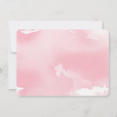 DANK IHNEN NOTIEREN niedliche Aquarellfarbe hübsch Dankeskarte (Rückseite)