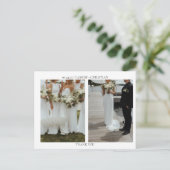 DANK IHNEN POST CARD POSTKARTE (Stehend Vorderseite)