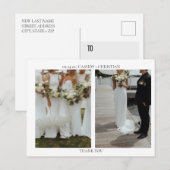 DANK IHNEN POST CARD POSTKARTE (Vorne/Hinten)