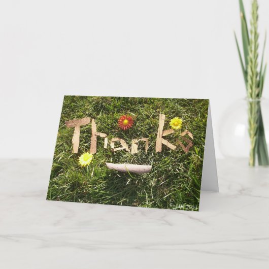 Dank in der Barke Dankeskarte (Vorderseite)