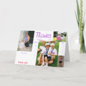 Dank in irgendeiner Sprache Dankeskarte (Vorderseite)