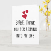 Dank in meinem Leben, ich Liebe Sie Karte (Gelbe Blume)