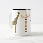 Dank Janine Zweifarbige Tasse (Vorderseite Links)