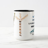 Dank Janine Zweifarbige Tasse (Mittel)