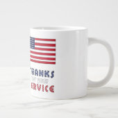 Dank-Jumbo-Tasse Jumbo-Tasse (Rechts)
