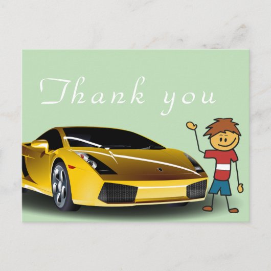 Dank Mechanik Postkarte (Vorderseite)