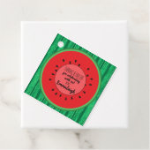 Dank Melon Birthday Watermelon klein Geschenkanhänger (Beispiel)