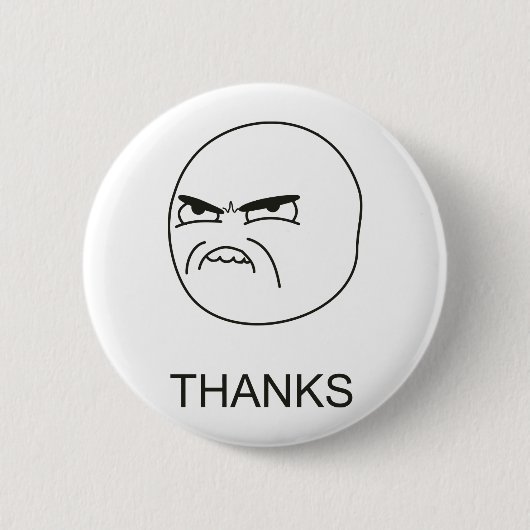 Dank Meme - Pinback Knopf Button (Vorderseite)