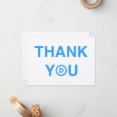 DANK MITTEILUNGSKARTE (Vorderseite/Rückseite Beispiel)