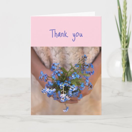 Dank Nachbarschaft, Custom Flower Garden Bloral Dankeskarte (Vorderseite)