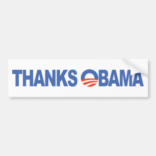 Dank Obama Autoaufkleber