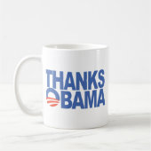 Dank Obama Kaffeetasse (Links)