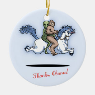 Dank, Obama! Keramik Ornament