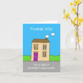 Dank Property Manager Karte (Gelbe Blume)