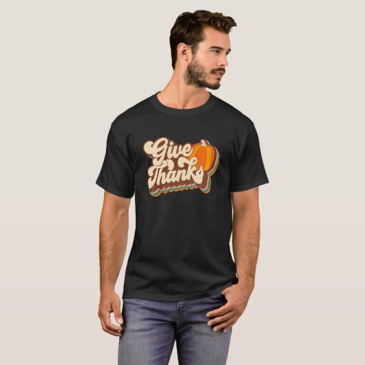 Dank Retro Autumn ästhetique Design T-Shirt (Vorne ganz)