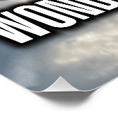 Dank sei Gott, dass ich furchtbar und... Poster (Ecke)