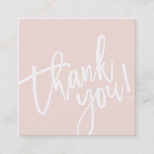 DANK SIE TAG rot rosa weiße Pinsel Schriftart (Vorderseite)