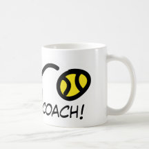 Dank-Trainer! Tennis-Tasse