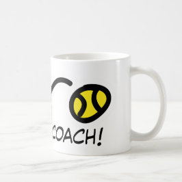 Dank-Trainer! Tennis-Tasse Kaffeetasse