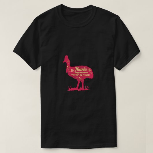 Dank Unbeständigkeit T-Shirt (Design vorne)