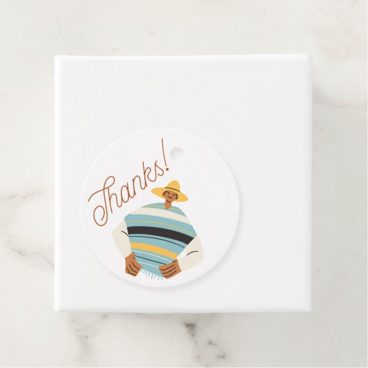 Dank Verpackung Geschenkanhänger (Beispiel)