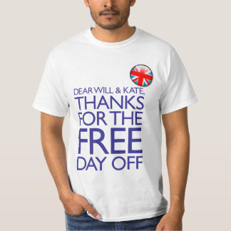 Dank während des freien Tages T-Shirt