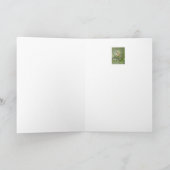 Dank Whitethroat Vogel für Geschenk, Spende Dankeskarte (Innenseite)